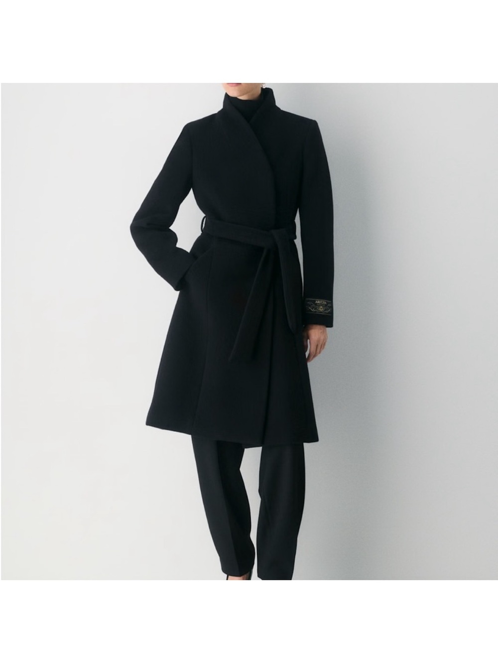 Aritzia heirloom coat navy nwt